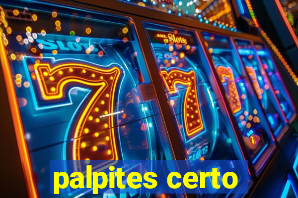 palpites certo